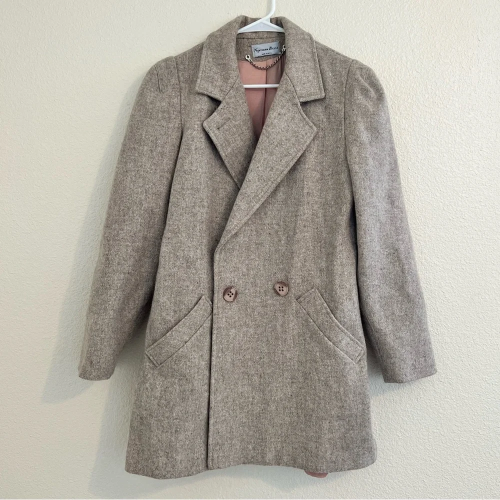 Northern Belle Vintage Coat Tan Beige Size 12